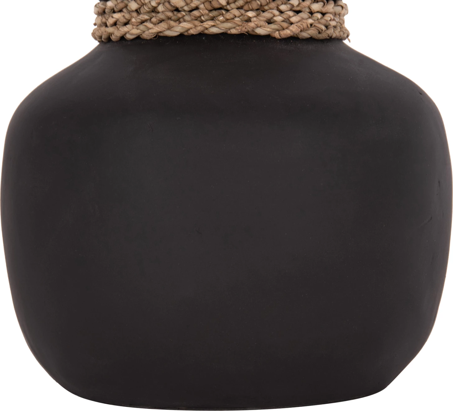 Vazo dekorative tavoline CAMMER, terrakotë, e zezë, FH4687.01S, 22x20cm