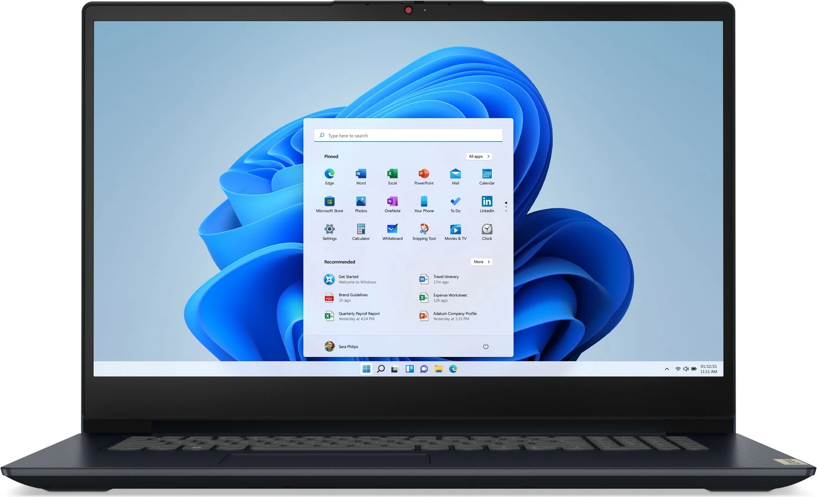 Kompjuter Lenovo IdeaPad 3 17IAU7, 8GB RAM, 512GB SSD, 17.3 inç, Abyss Blue