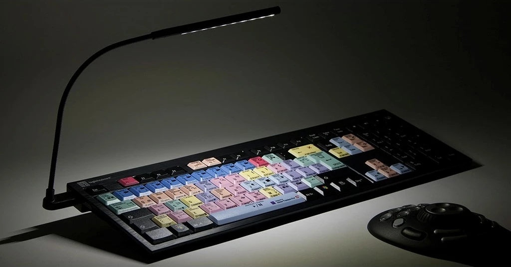 Tastierë LogicKeyboard Adobe Premiere Pro CC, full-size, QWERTZ, me kabllo, USB, shumëngjyrëshe