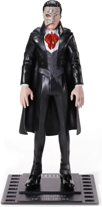 Figurinë fleksibile Noble Collection Bendyfigs Universal Monsters Phantom of the Opera 19 cm me stendë