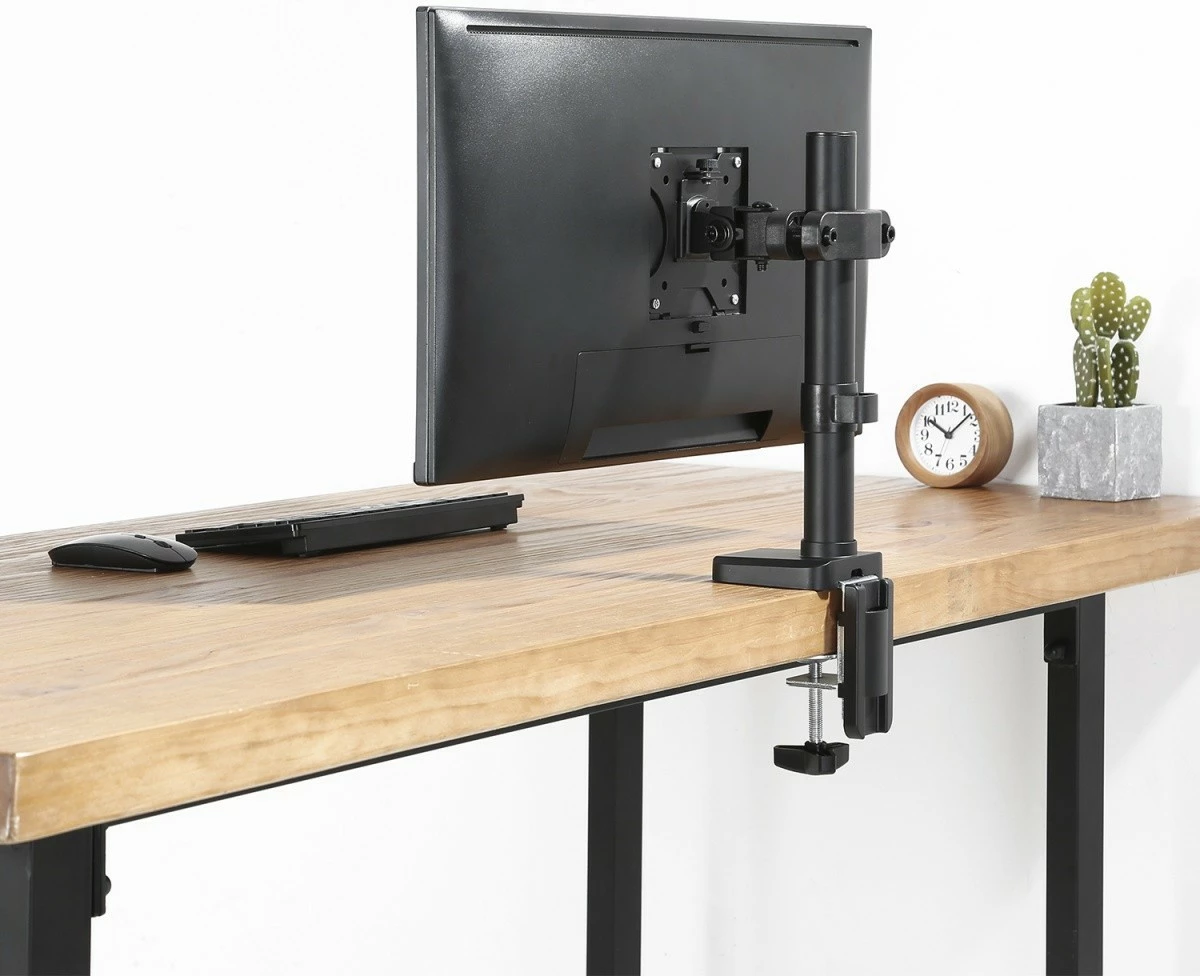 Mbajtës monitori Maclean MC-983 për tub/shtyllë, 17-35", i zi