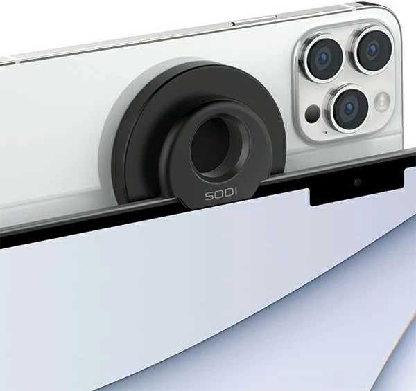 Mbajtëse induktive SODI BM-300 për MacBook MagSafe, kompatibile me iPhone 12/13/14, e zezë