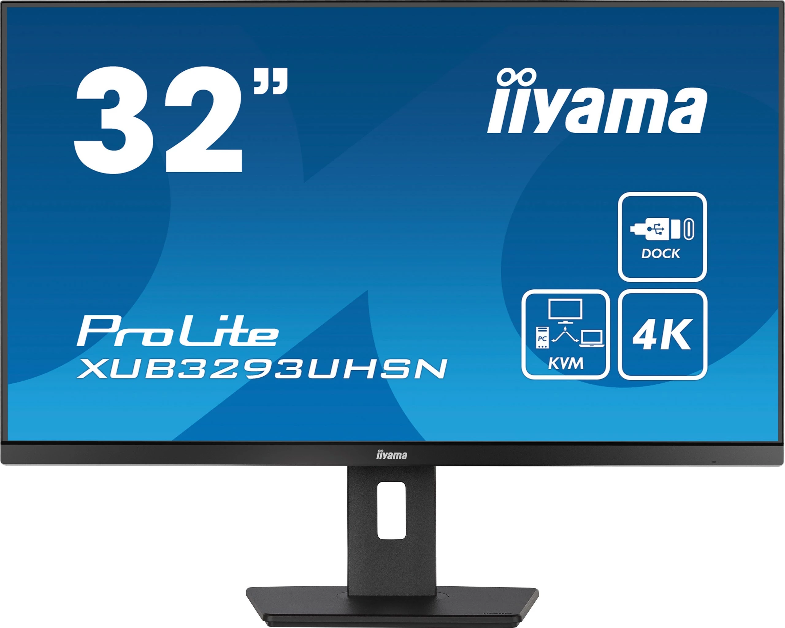 Monitor iiyama ProLite XUB3293UHSN-B5, 80 cm (31.5"), 4K Ultra HD, LCD, i zi