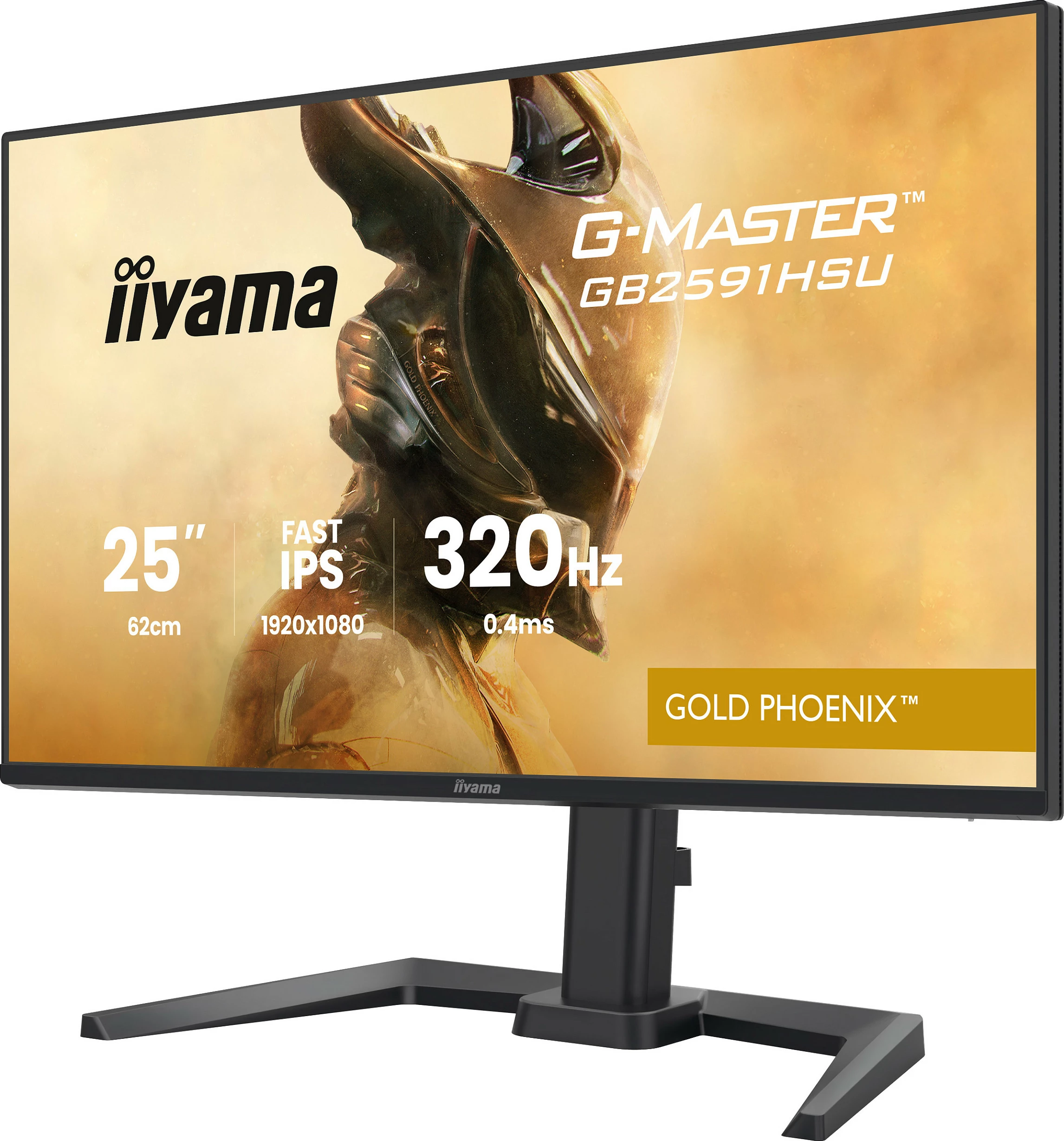 Monitor gaming iiyama G-MASTER Gold Phoenix GB2591HSU-B1, 24.5" Full HD, Fast IPS 320Hz, i zi mat