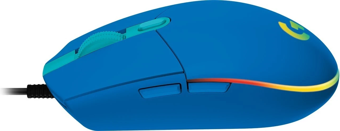 Maus Logitech G102 Lightsync, i kaltër