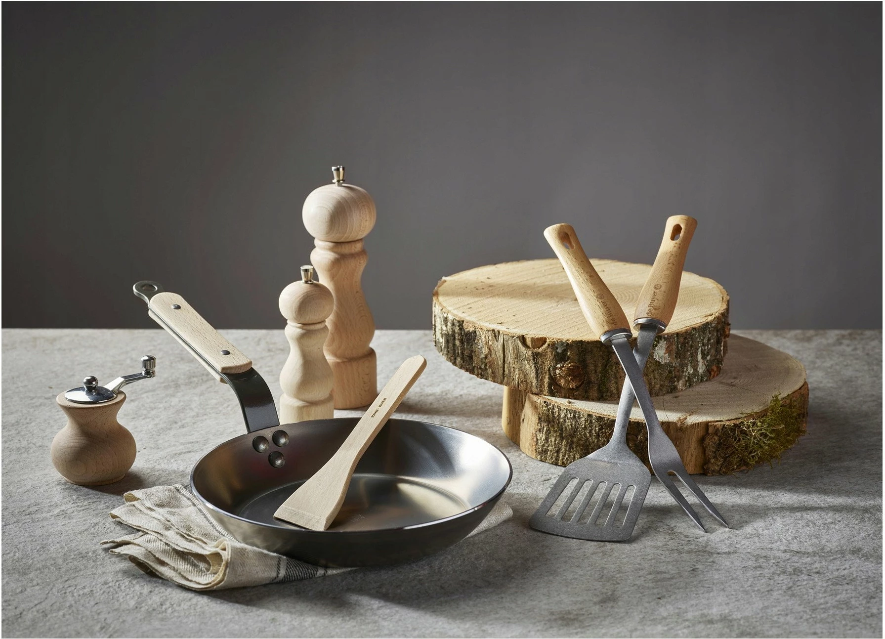 Spatulë e gjerë De Buyer B BOIS D-4875-30 30 cm