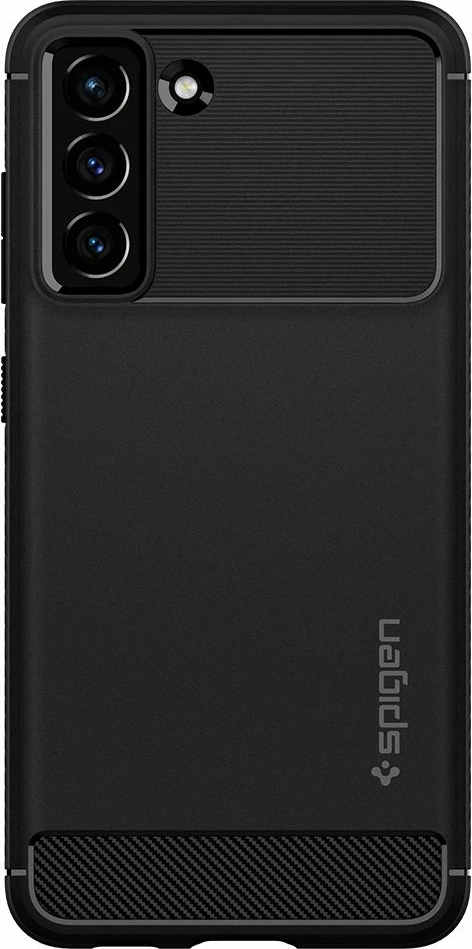 Mbështjellës Spigen Rugged Armor për Samsung Galaxy S21 FE, Matte Black