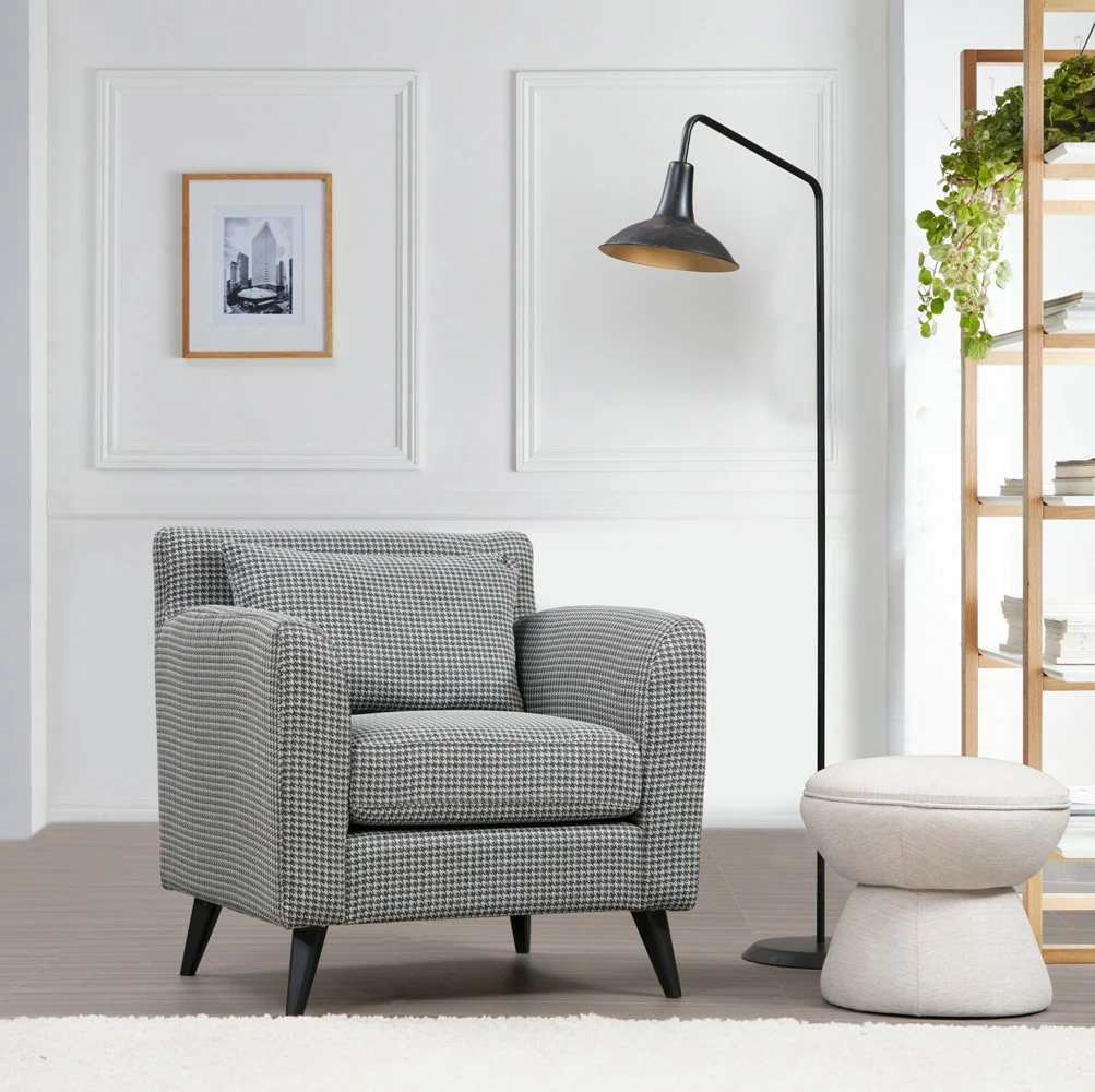 Karrige Wing Atelier del Sofa, kolltuk nordik, me motive