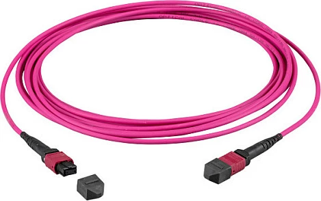 Kabllo fibra optike EFB Elektronik MTPF12MTPFOM4-15, MTP–MTP, OM4, 15 m, 100 Gbit/s, vjollcë