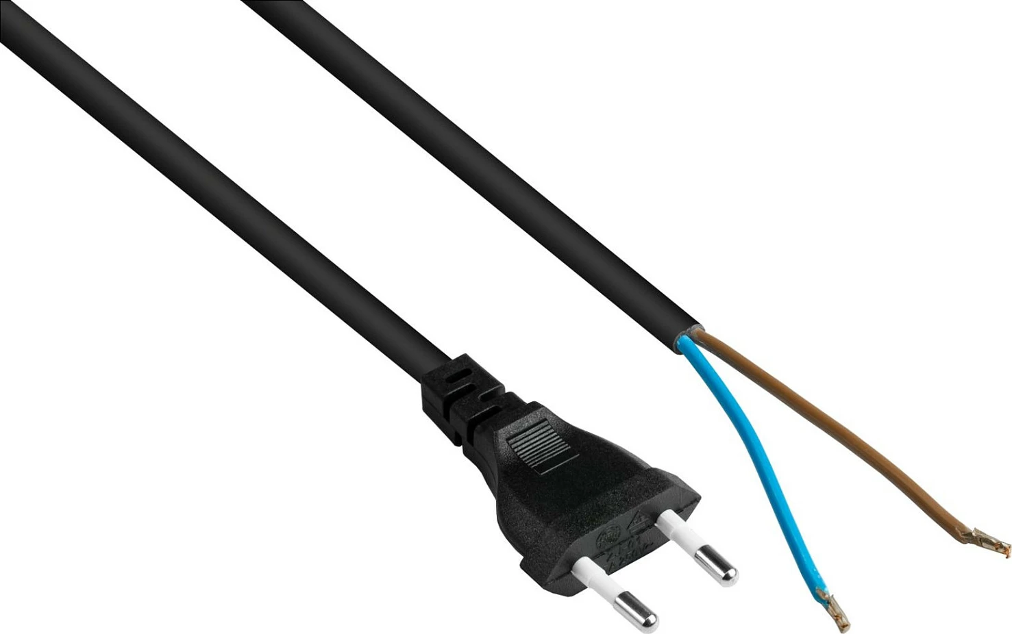 Kabllo rryme Euro Kabelmeister, 3 m, fund i hapur, e zezë