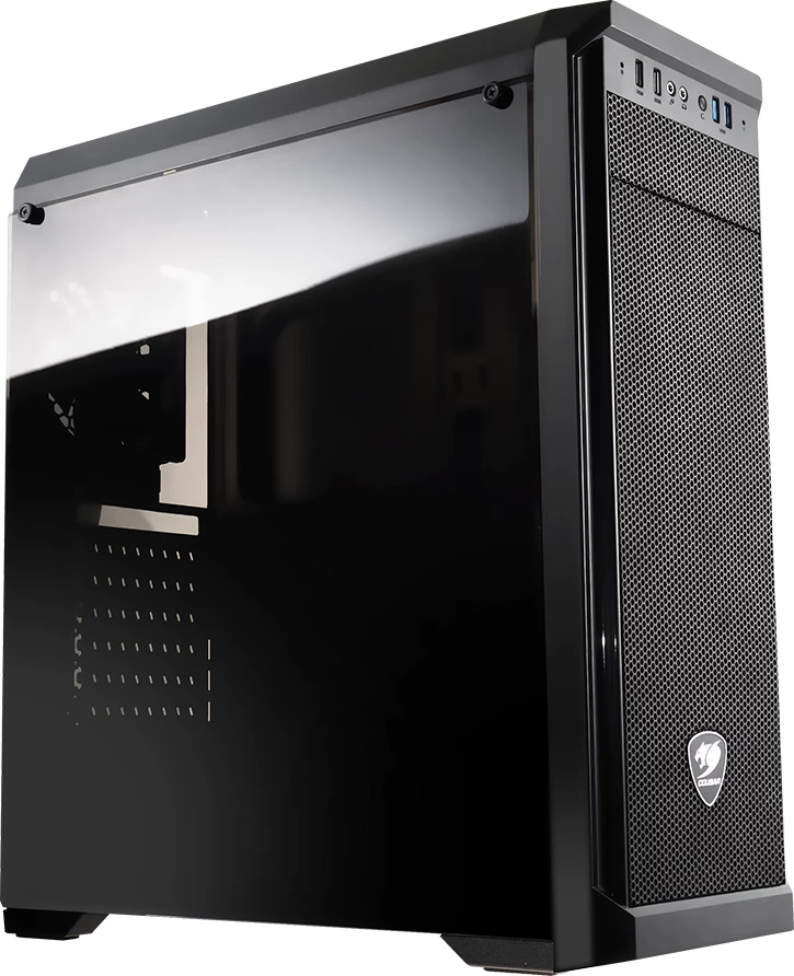 Kasë COUGAR MX330-G Mid Tower, ATX, tempered glass, 2x USB 3.2, e zezë