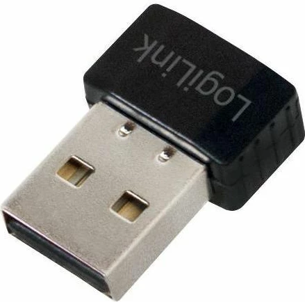 Kartelë rrjeti Wi‑Fi USB LogiLink WL0237 600 Mbps Dual Band, e zezë