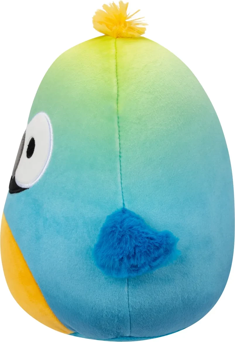Original Squishmallows 7.5" Soft Toy - Baptise the Blue and Yellow Macaw