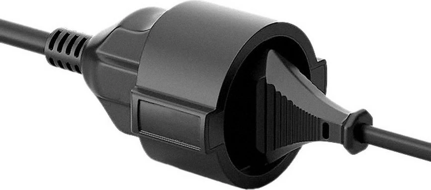 Kabllo rryme EQUIP 5m, Schuko mashkull-femër, e zezë