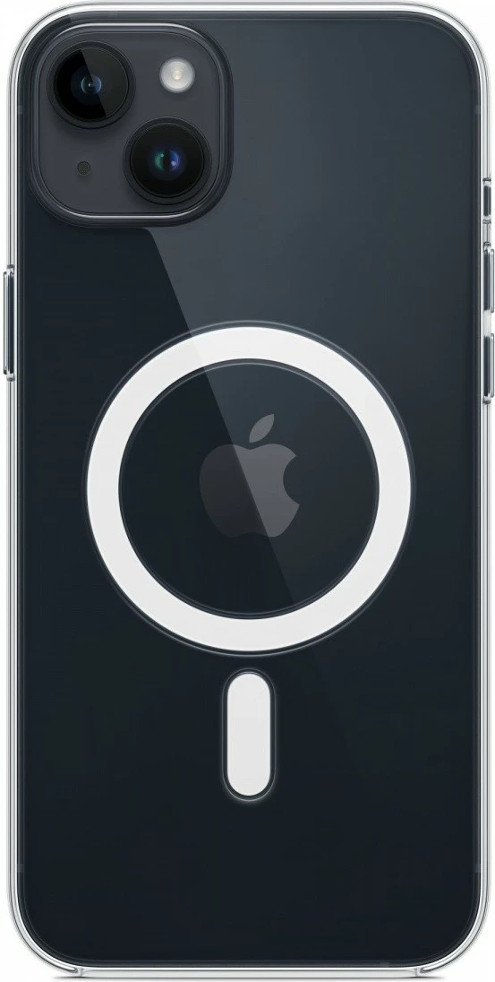 Mbështjellës Apple MagSafe për iPhone 14 Plus, Transparent