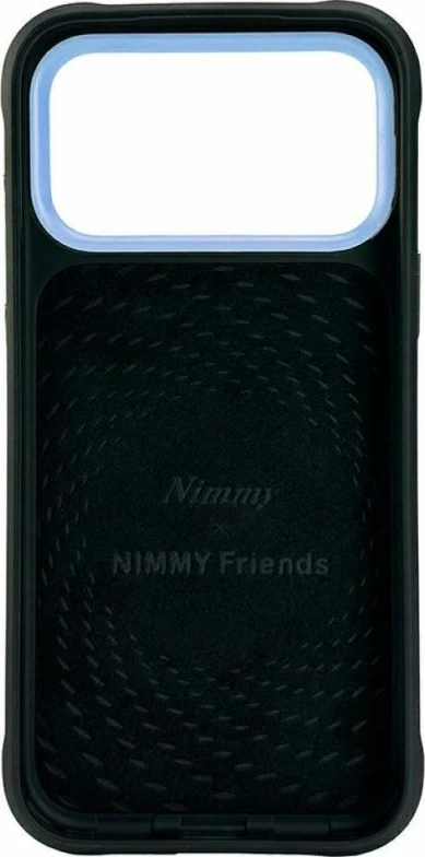 Kapak telefoni Nimmy Cool&Cute 2.0 Wolf për iPhone 17 Pro Max, i zi
