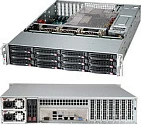 Kasë serveri rack Supermicro 826BAC4-R920LPB, 2U, 920W redundant, 8x 3.5" bays, e zezë