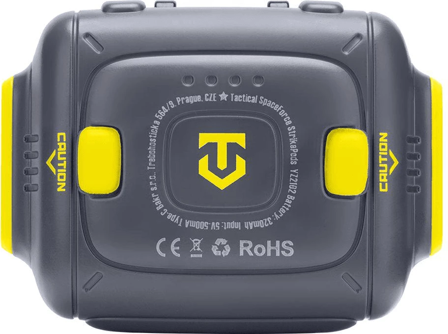 Kufje Bluetooth Tactical Space Force StrikePods BeEko YZ2102, Bluetooth 5.3, karikim pa kabllo, USB-C, gri, set