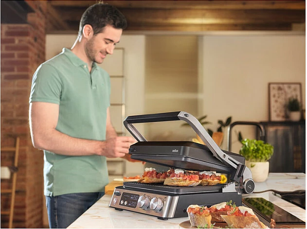Kontaktgrill Braun MultiGrill 7 CG 7040, 2000W, inox/zi