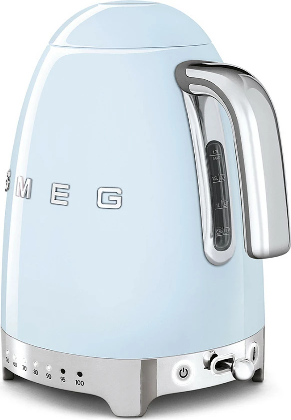Ibrik elektrik SMEG KLF04PBEU, 50s Style, pastel blu