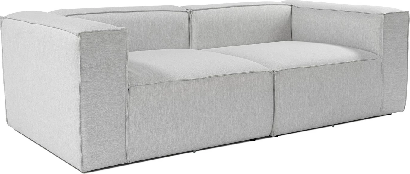 Divan dy-vendësh Atelier del Sofa, Fora, ngjyrë gri e çelët