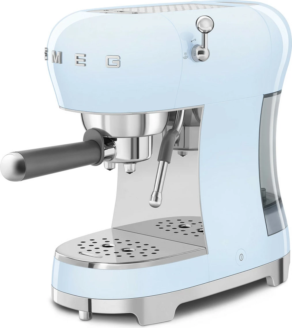 Makinë espresso me portafilter Smeg ECF02PBEU, blu pastel
