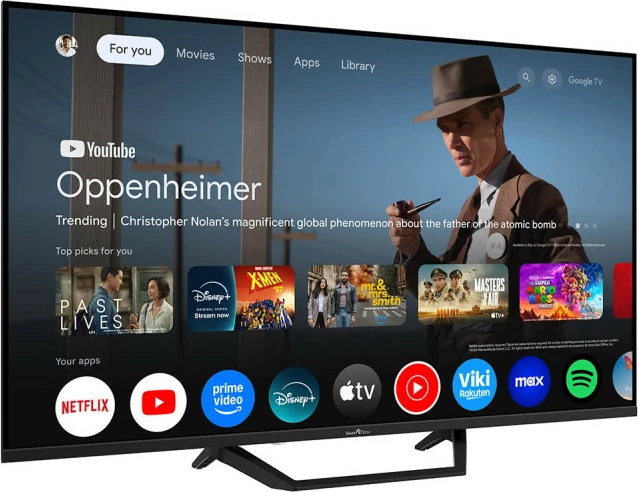 Smart TV SmartTech 43QG02V2 43" QLED 4K Google TV, HDR10, Dolby Audio