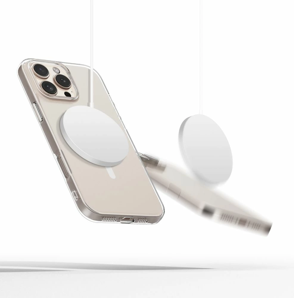 Mbështjellës Tech-Protect FlexAir MagSafe për iPhone 16 Pro, Transparent