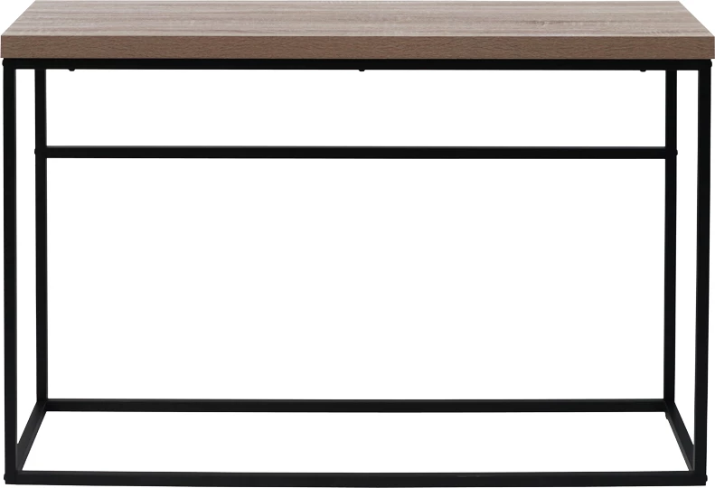 Konsol Ale, sonoma e zezë, 120x39x77