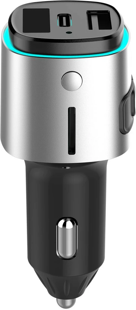 Transmetues Bluetooth FM 4smarts 456201, USB Type-A, MicroSD, Handsfree, i zi/argjendtë