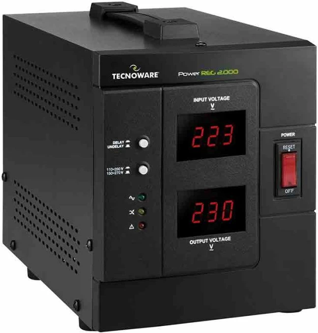 Stabilizator tensioni Tecnoware Power REG 2000, 2000VA/1600W, 220V, i zi