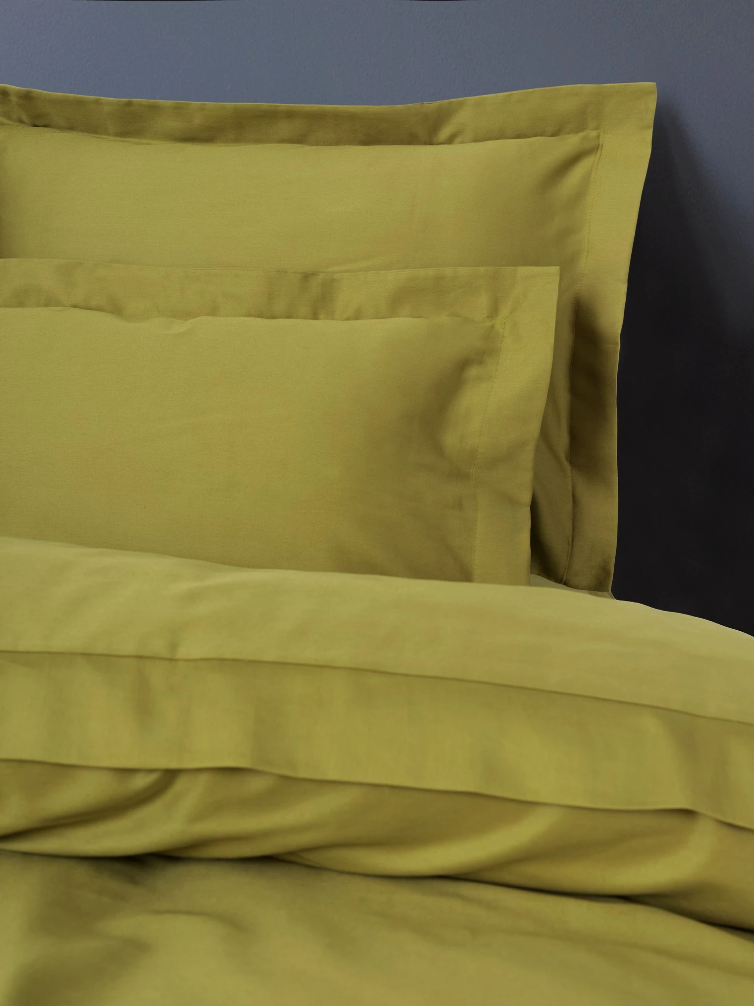 Set mbulesë jorgan për teke XXL, saten, ngjyrë e gjelbër, L'essentiel, Elegant