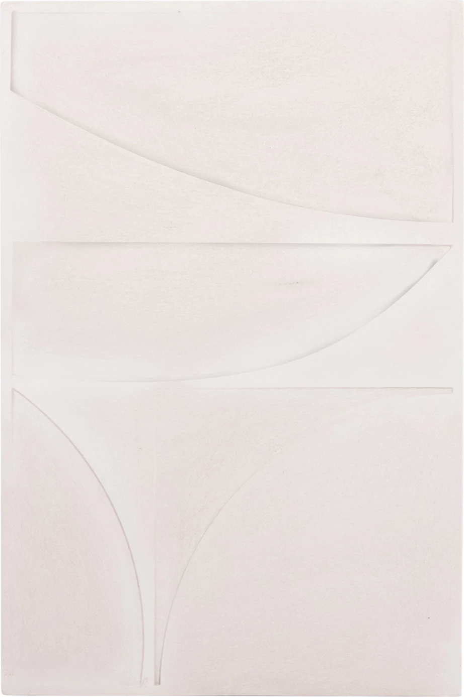 Panel dekorativ për mur Santorini FH4505 MDF ngjyrë e bardhë e zbehtë 80x4(trashësi)x120H cm.