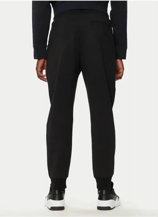 Pantallona sportive për meshkuj Armani Exchange, të zeza