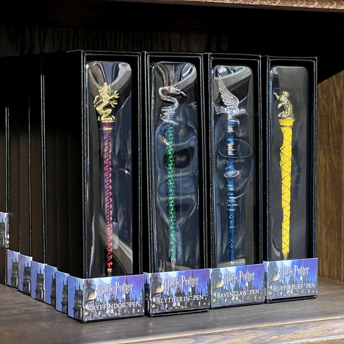 Stilolaps NOBLE COLLECTION Harry Potter Gryffindor, i veshur me ar, bojë blu, kuq/artë, me kuti