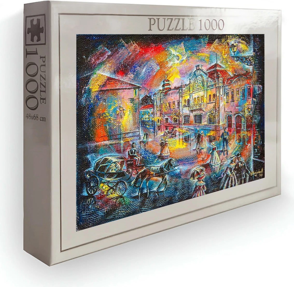 Puzzle 1000 copë, Evila Originals, shumëngjyrësh, PZL_0145_1000
