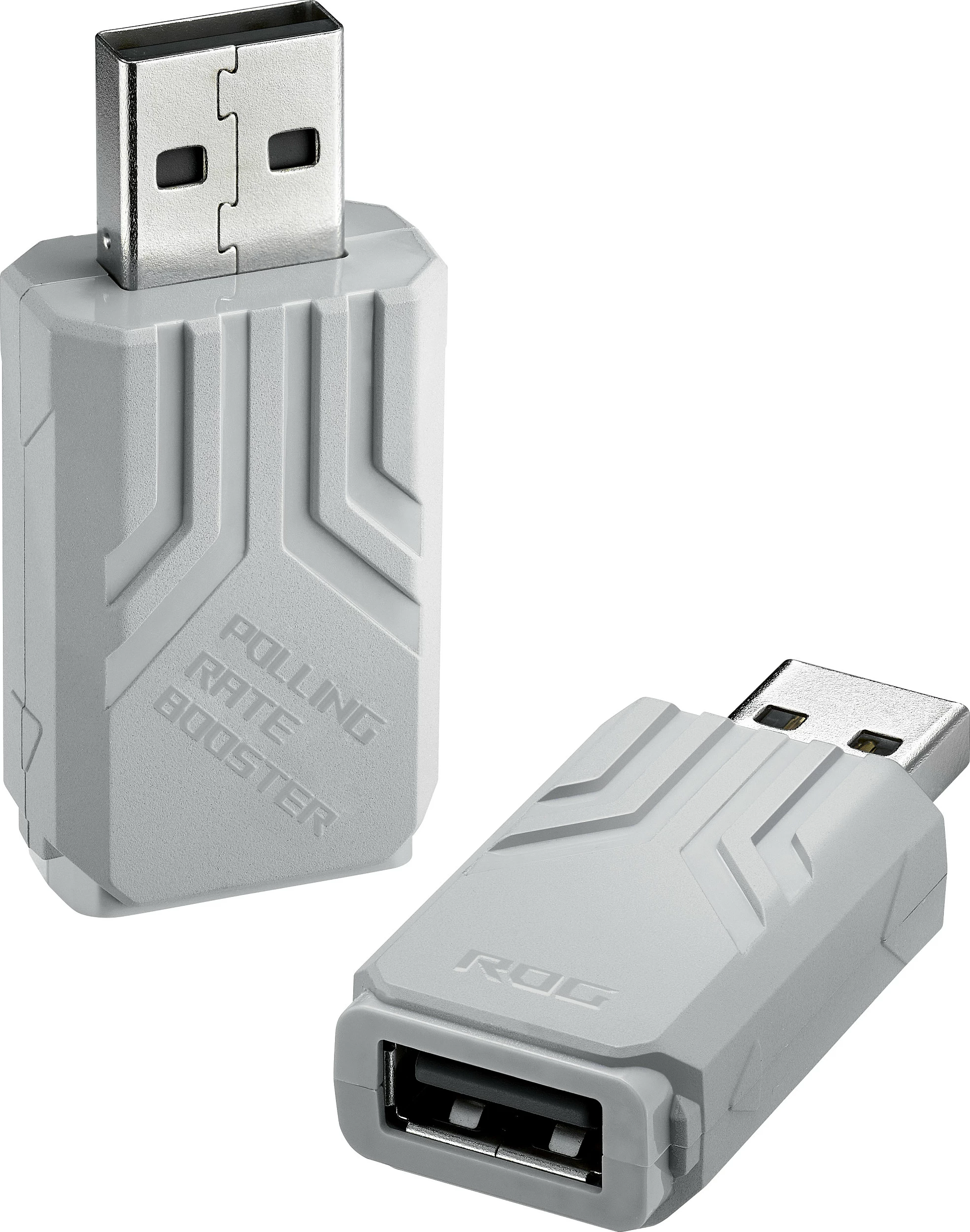 Aksesor USB ASUS ROG Polling Rate Booster, 8000 Hz, për Maus/Tastierë ROG, i bardhë