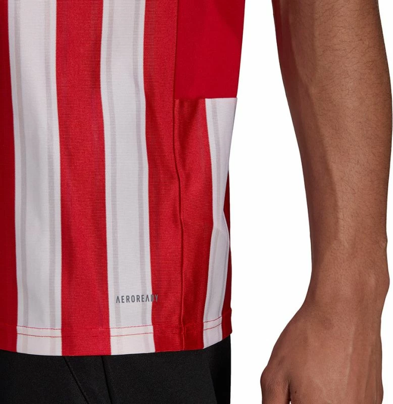 Fanellë futbolli për meshkuj adidas Striped 21, e kuqe [Madhësia: XXL]