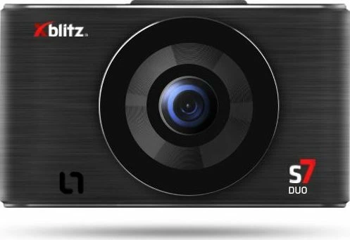 Wideoregjistrator Xblitz S7 Duo Full HD 1080p, 170°, ekran 3\", microSD deri 64GB, i zi, set me kamerë të pasme