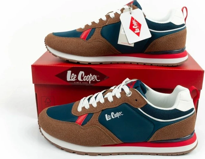 Atlete meshkuj Lee Cooper, navy blue, brown