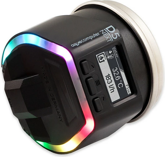 Pompë uji Aquacomputer D5 NEXT, për ftohje me lëng, RGB, me ekran