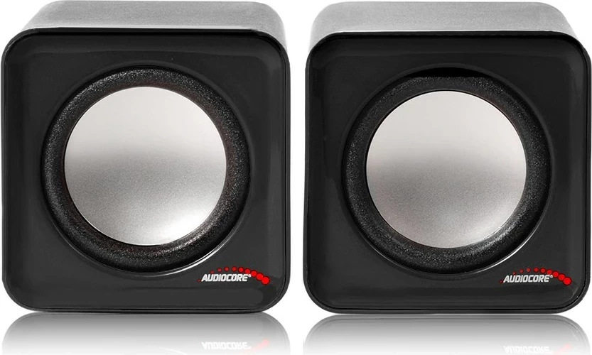 Kufje Audiocore AC870 B, 2-way 3 W, e zezë, e hirtë