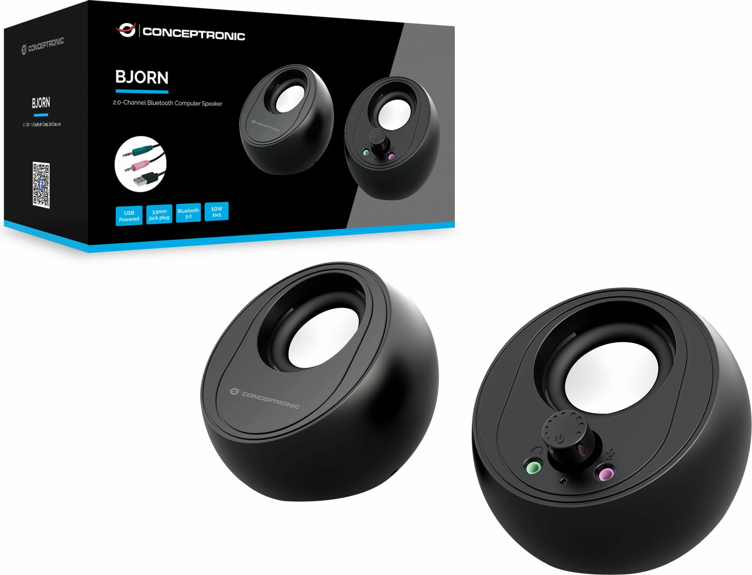 Altoparlant Bluetooth Conceptronic 2.0, 10W, USB, i zi