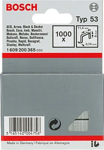 Kapëse tacker Bosch Typ 53, 14 mm