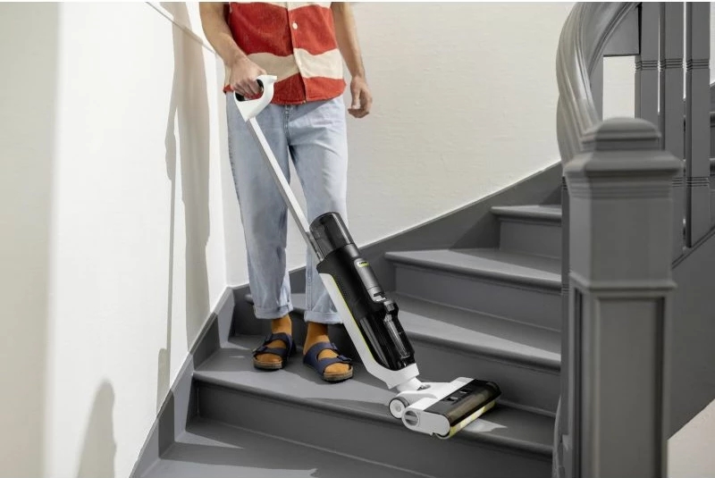 Fshesë elektrike me mop KARCHER FCV 3 Extra+, e bardhë