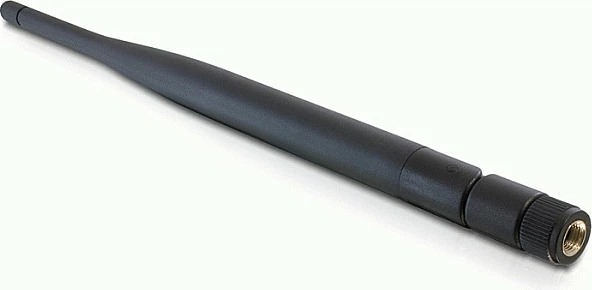 Antenë WLAN DeLOCK 88396, 5 dBi, 2.4 GHz, SMA, e zezë