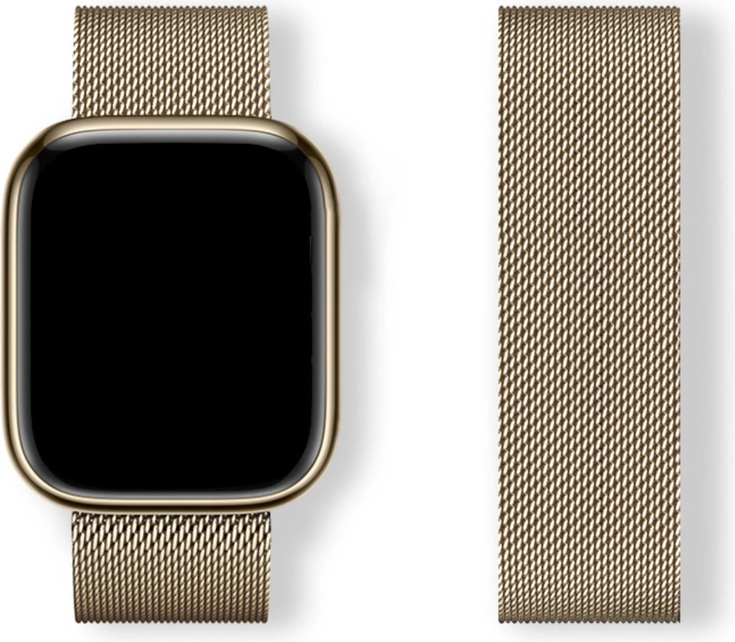 Rrip metalik për Apple Watch Hurtel Milanese Loop 38/40/41, Ari