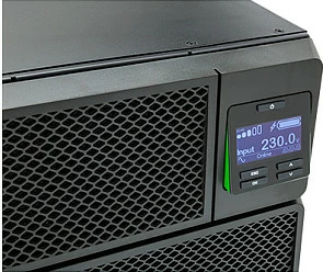 UPS APC Smart-UPS On-Line SRT10KRMXLI, 10kVA/10kW, Rackmount 6U, 10 dalje IEC (6x C13 + 4x C19), me kartë rrjeti, e zezë
