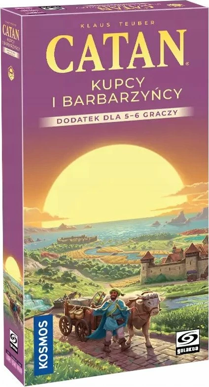 Zgjerim lojë tavoline Galakta Catan Traders and Barbarians për 5-6 lojtarë, Edicioni 2025, PL-CTN08, Polonisht