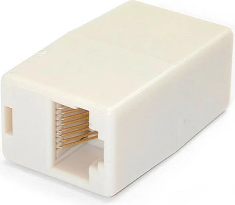 Adapter RJ45 Cat5e StarTech, inline coupler femër-femër, bezhë